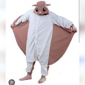 Cozy Animal Onesie Pajama - Cream and Brown